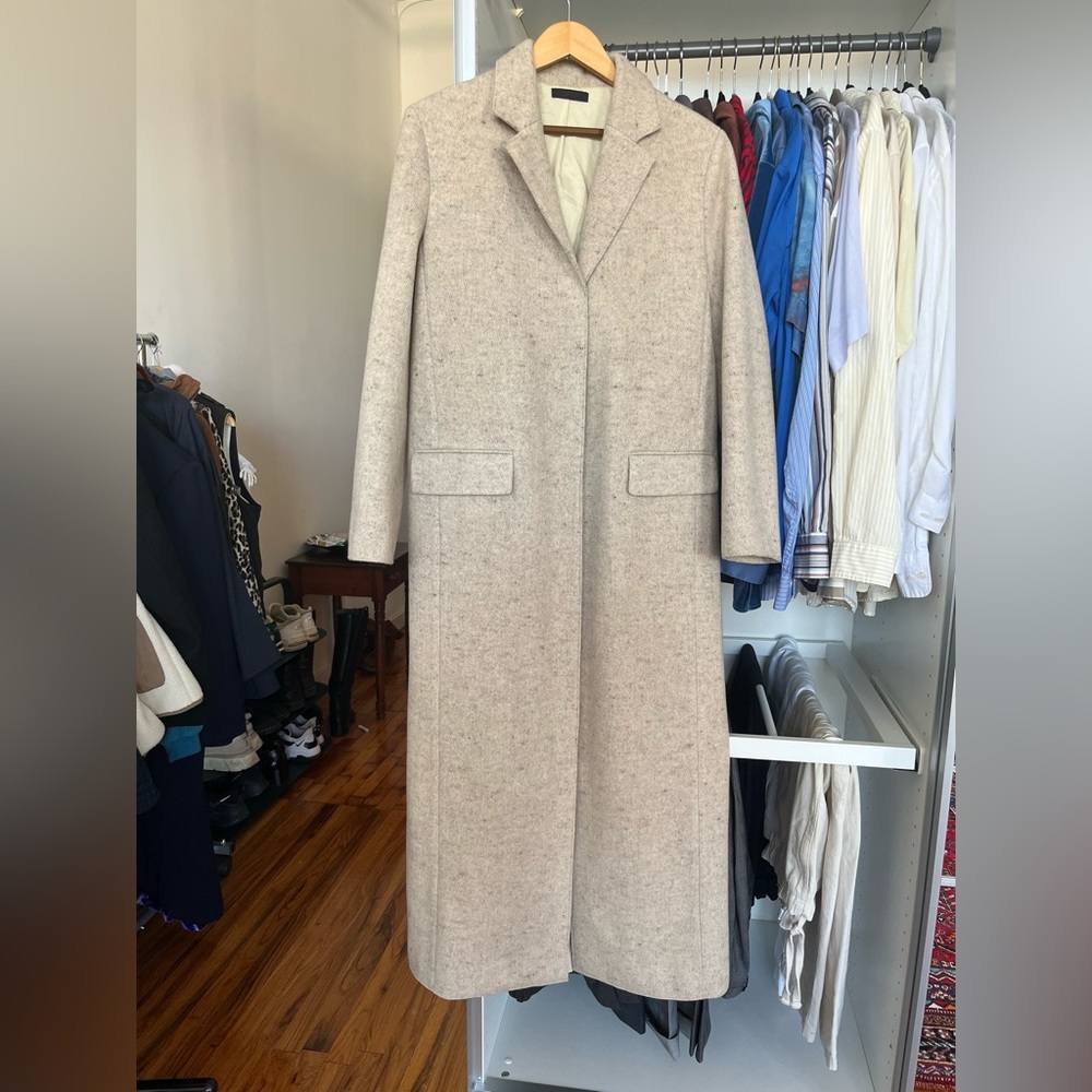 THE ROW WOOL/CASHMERE HEAVY BELTED COAT
